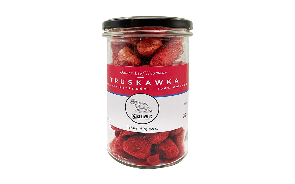 Truskawki liofilizowane