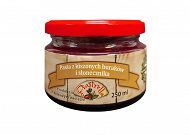 Pasta z kiszonych buraków  i prażonym słonecznikiem